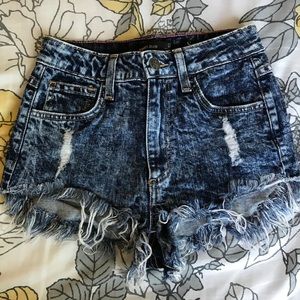 Acid Wash Ripped Shorts✨